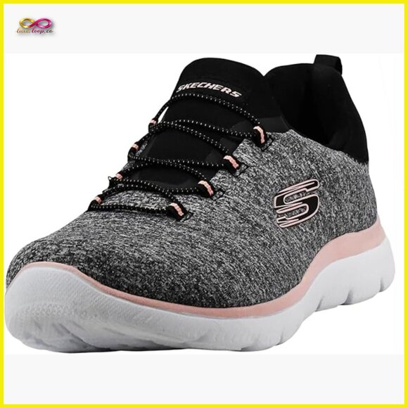 Sporty Slip On Sneakers Memory Foam Cushion Lightweight Casual Athletic Shoes